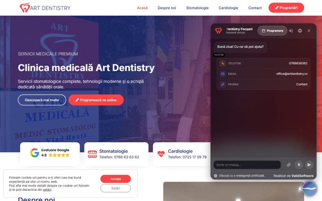 ChatBot AI – Art Dentistry